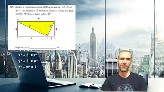 Matura 2019 matematika A i B razina  zadatak 251 Pitagorin poučak [upl. by Merow]