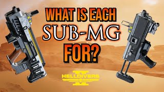 Whats the difference between SUBMACHINE GUNS in Helldivers 2 [upl. by Goldston]