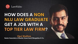 How does a non NLU law graduate get a job with a top tier law firm [upl. by Eimme231]