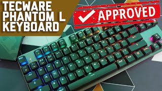 TECWARE PHANTOM L Keyboard OVERVIEW amp IMPRESSION  SOUND TEST [upl. by Myk536]