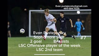 Evan Pustejovsky DBU Sophomore year highlights [upl. by Longan]