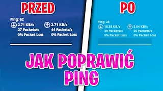 Jak ZMNIEJSZYĆ ping w Fortnite dzięki tej metodzie Poradnik [upl. by Akiv]