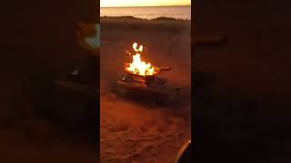 Beautiful Ningaloo sunset camping with the kids beach camping sunset ningaloo seasunset [upl. by Eelik146]