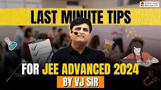 Last Minute tips for Jee Advancediitbombay vjsir jeepreparation [upl. by Syla]