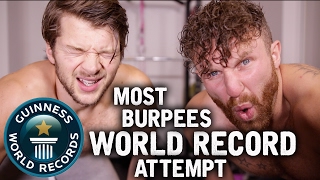 World Record Attempt  Most BURPEES 13 [upl. by Sedrul536]