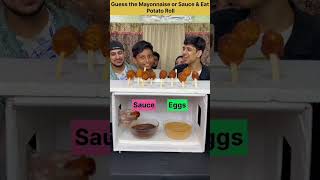 Guess the mayonnaise or sauce eat Challenge funny challenges funchallenge challengecomplete [upl. by Ashling996]