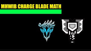 Charge Blade Math Breakdown  MHWIB Analysis [upl. by Maryl]