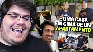 CASIMIRO REAGE A MANSÃO DE JON VLOGS EM SÃO PAULO  PODPAH VISITA  Cortes do Casimito [upl. by Alethia]