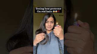 Testing heat protectant spray 😳😱‼️ashortaday straighthair shortvideo [upl. by Jablon]