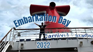 Carnival Paradise Cruise  Embarkation Day August 2022 [upl. by Dam]