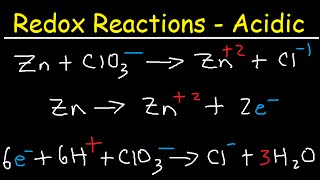 How To balance Redox Equations In Acidic Solution [upl. by Zora]