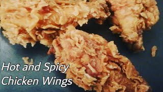 KFC style homemade fried wings by Aishas corners Easy Recipe [upl. by Arrakat]