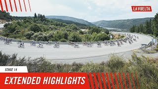 Extended Highlights  Stage 14  La Vuelta 2024 [upl. by Vikky]