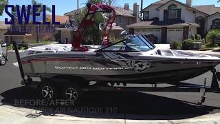 2012 Super Air Nautique 210 with SWELL Wakesurf Creator™ [upl. by Tabbie]