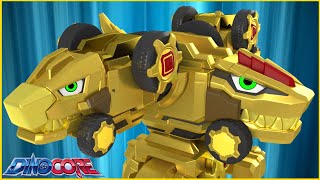 Official DinoCore  Series  A Brand New Golden Ultra D Buster  Dinosaur Robot  Season 1 EP13 [upl. by Oiromed]