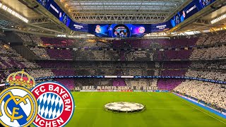 👀Champions League Anthem at THE Bernabéu😍 Real Madrid v Bayern Munich Estadio Santiago Bernabéu 4K [upl. by Trah677]