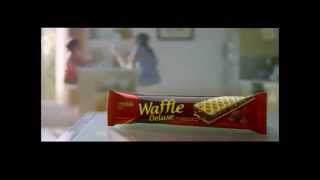 Nissin Waffle Deluxe quotMany Thanksquot Commercial [upl. by Cresa792]