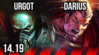 URGOT vs DARIUS TOP  Godlike  EUW Master  1419 [upl. by Eveleen120]