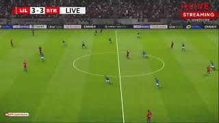 🔴LIVE Lille vs Strasbourg  Ligue 1 2024  Football Live Match Today [upl. by Ahterahs]