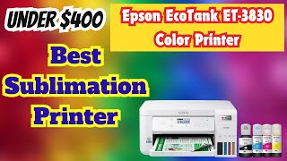 Epson EcoTank ET3830 Color Printer  2024 Review [upl. by Llekim656]