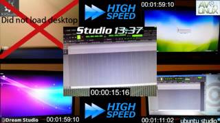 Studio 1337 vs KXStudio AV Linux Dream Studio and Ubuntu Studio [upl. by Myriam687]