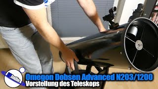 Teleskopvorstellung Teil 1 Omegon Dobsen Advanced N2031200 [upl. by Nocam]