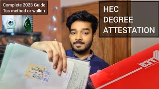 HEC Degree Attestation Complete Process through Courier 2023✅✅ How to Get Degree Attested from HEC [upl. by Anitsirk]