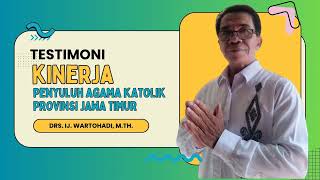 Drs Irmengrald J Wartohadi MTh  Pemilihan Penyuluh Agama Katolik Teladan Tingkat Nasional 2024 [upl. by Lexie]