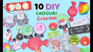 10 DIY SUPER CADOURI DE CRACIUN  Idei De Cadouri Pentru BFF Familie Colegi Secret Santa craciun [upl. by Alli936]