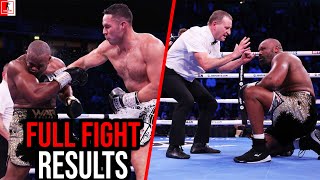 Joseph Parker Vs Derek Chisora 2 Full Fight Results [upl. by Yrocal]