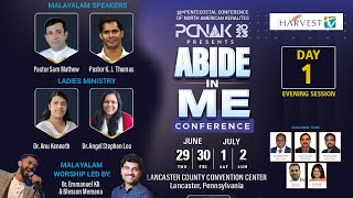 38th PENTECOSTAL CONFERENCE OF NORTH AMERICAN KERALITES  PCNAK 2023  DAY  1 EVENING SESSION [upl. by Klara]