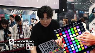 Novation 2017 KOBA SHOW  DJ TAK With Launchpad MK2 amp LaunchCONTROL XL [upl. by Aufmann]