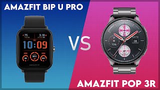 Amazfit Bip U Pro vs Amazfit Pop 3R Comparison [upl. by Adnilav548]