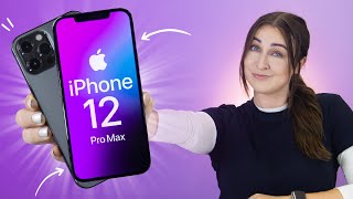 iPhone 12 Pro Max GOLD Unboxing  Size Comparison [upl. by Vida918]