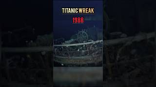 Titanic wreak 1988 under water footage titanic shorts [upl. by Casta]