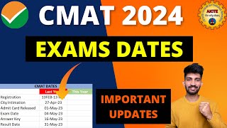 CMAT Exam Dates 2024  CMAT 2024 Expected Exam Dates [upl. by Lalo478]