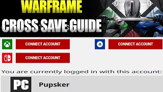 Warframe How To Link Or Merge Your Account For Cross Save Today [upl. by Netsirt125]