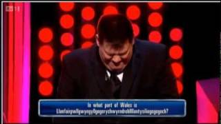 ITV1 The Chase  Bradley tries to pronounce Llanfair [upl. by Ubana]