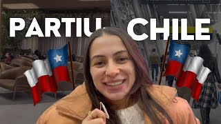 VLOG de viagem Indo para o Chile  Aeroporto Sala VIP Visa Fast Pass e chegada a Santiago [upl. by Portuna]