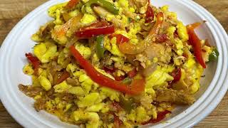 Ackee amp Saltfish Jamaica’s National Dish🇯🇲 [upl. by Attiuqahs63]