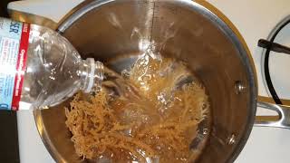 How to Cook Raw Sea Moss to a GelJelly [upl. by Massab]