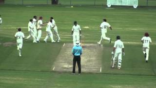 201516 1st XI Quarter Final vs Northcote  Marcus Stoinis Dismissal [upl. by Aik512]