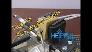 107 How To Pick A Wafer Lock [upl. by Auof974]