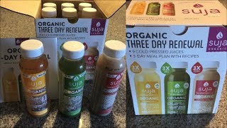 SUJA Juice Detoxification  3 Day Juice Meal Plan [upl. by Galvin573]