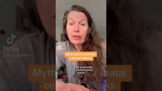 Myth about prenatal cervical checks prenatalhealth pregnancytips pregnancyjourney thirdtrimester [upl. by Shurwood750]