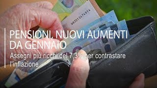 Pensioni nuovi aumenti da gennaio ecco cosa cambia [upl. by Sherry]