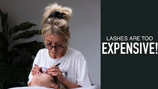 Lash Extension Pricing  Lash Business  Eyelash Tech expenses amp startup costs Beginner lash tips [upl. by Ahsias]