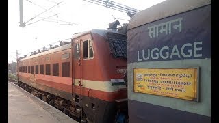 Pearl City Express 12694  Train from Chennai Tuticorin to Egmore at Vandalur [upl. by Coltson65]