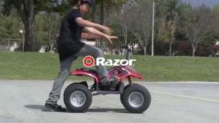 Razor Dirt Quad Ride Video [upl. by Enyawd]