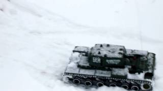 116 rc KV1 snow offroad [upl. by Schmitz]